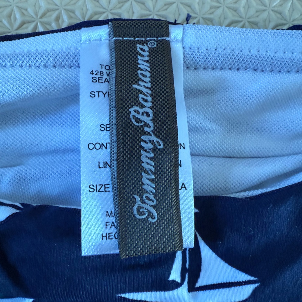 Tommy Bahama Navy and White Bikini Bottom NWT Size Large - Picture 5 of 7